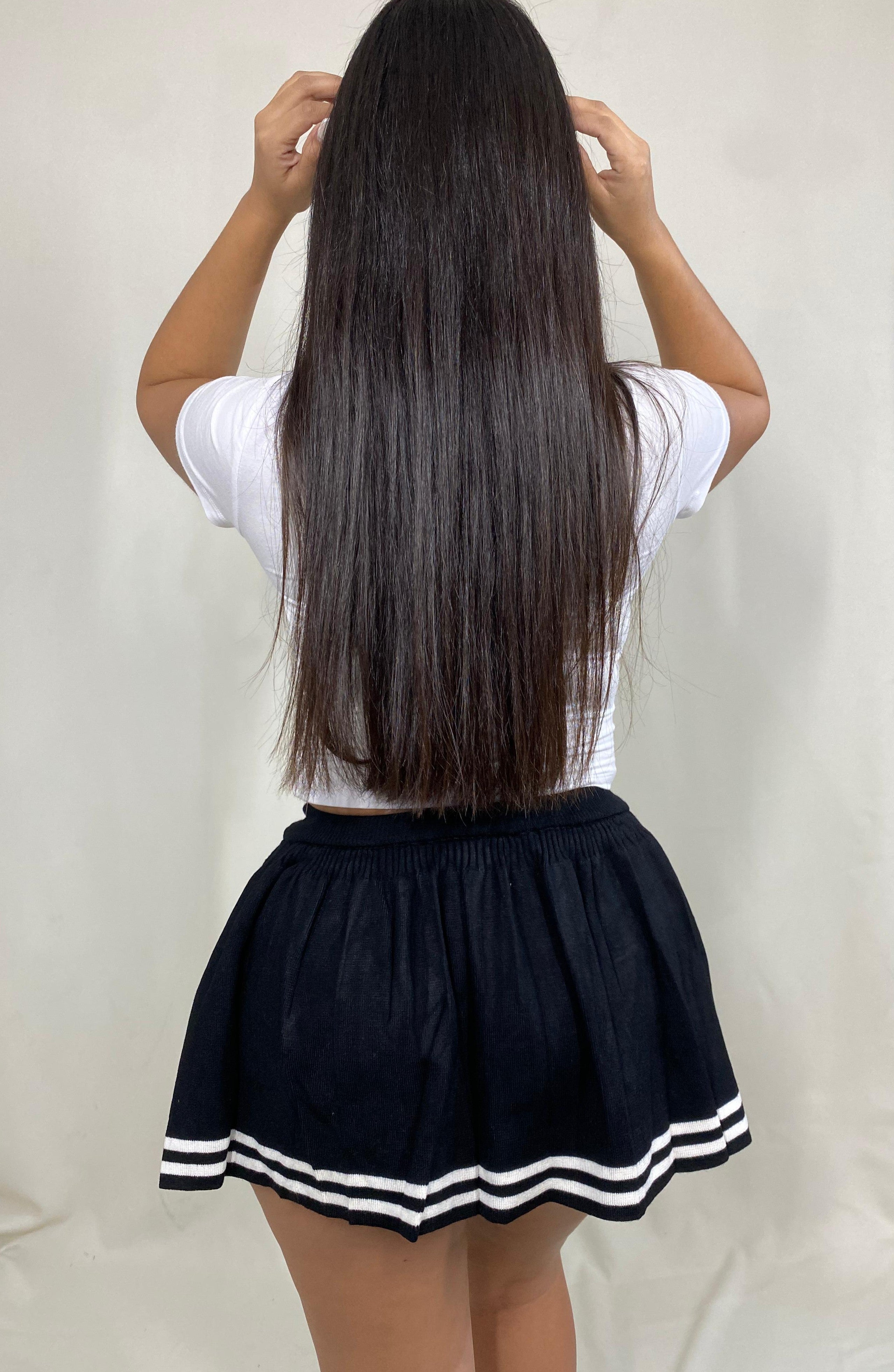 Falda Tableada con líneas