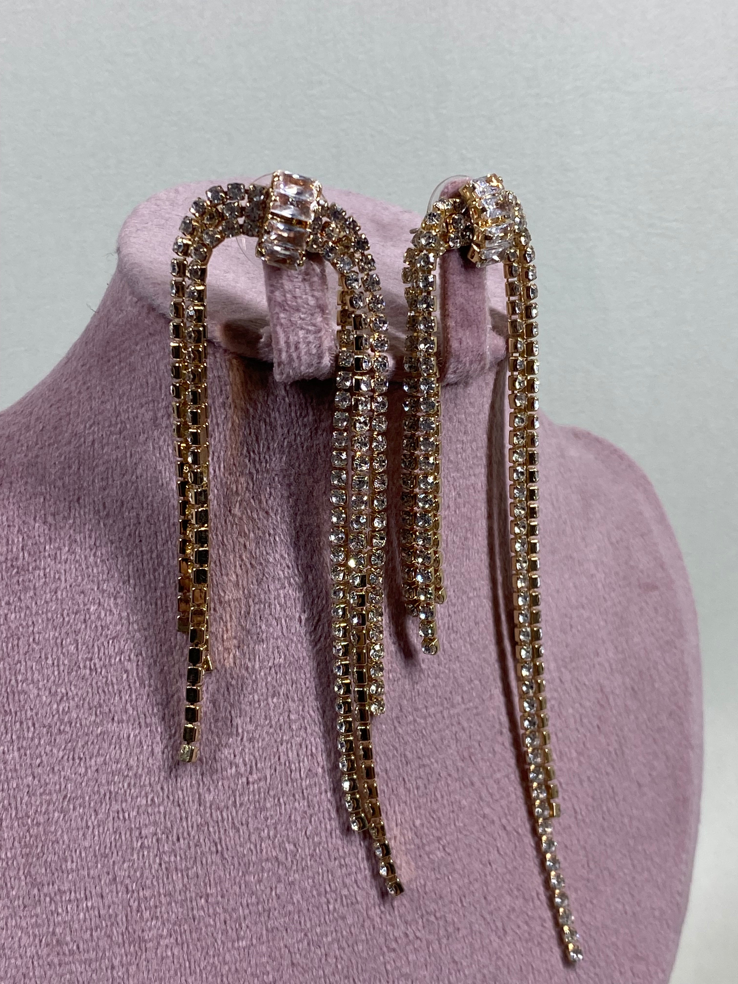 Aros Colgantes cristales