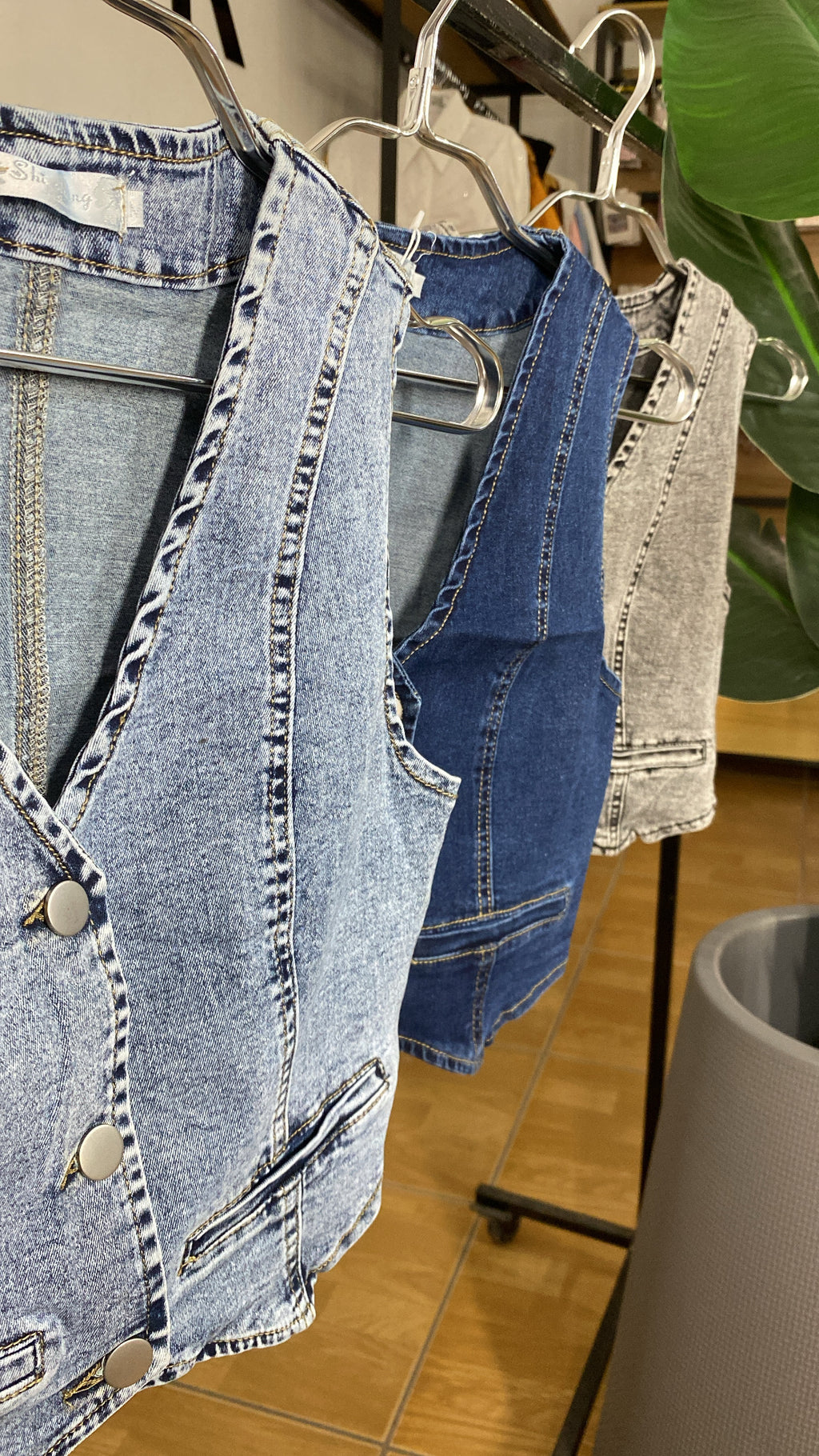 Gilet Jeans Elasticado