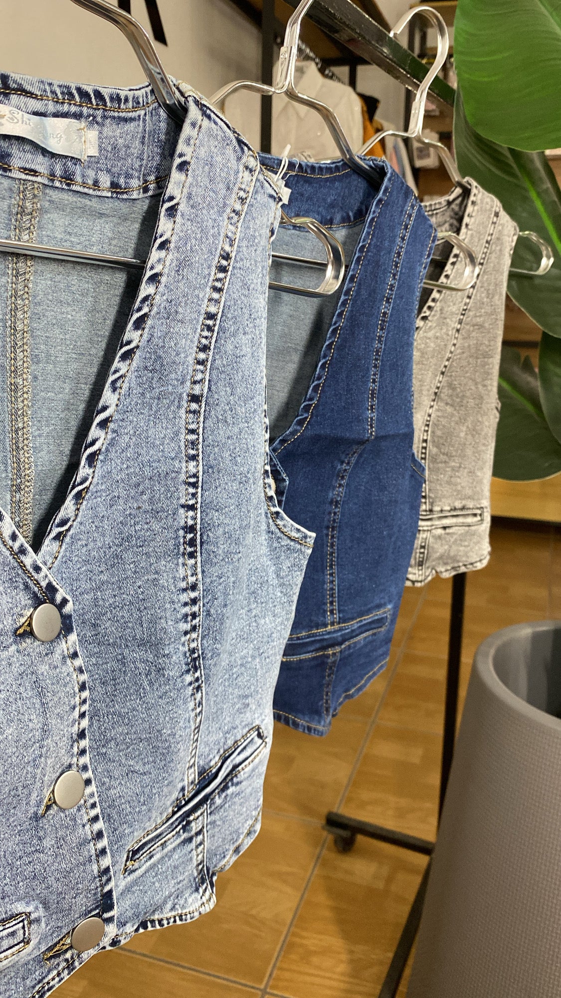 Gilet Jeans Elasticado