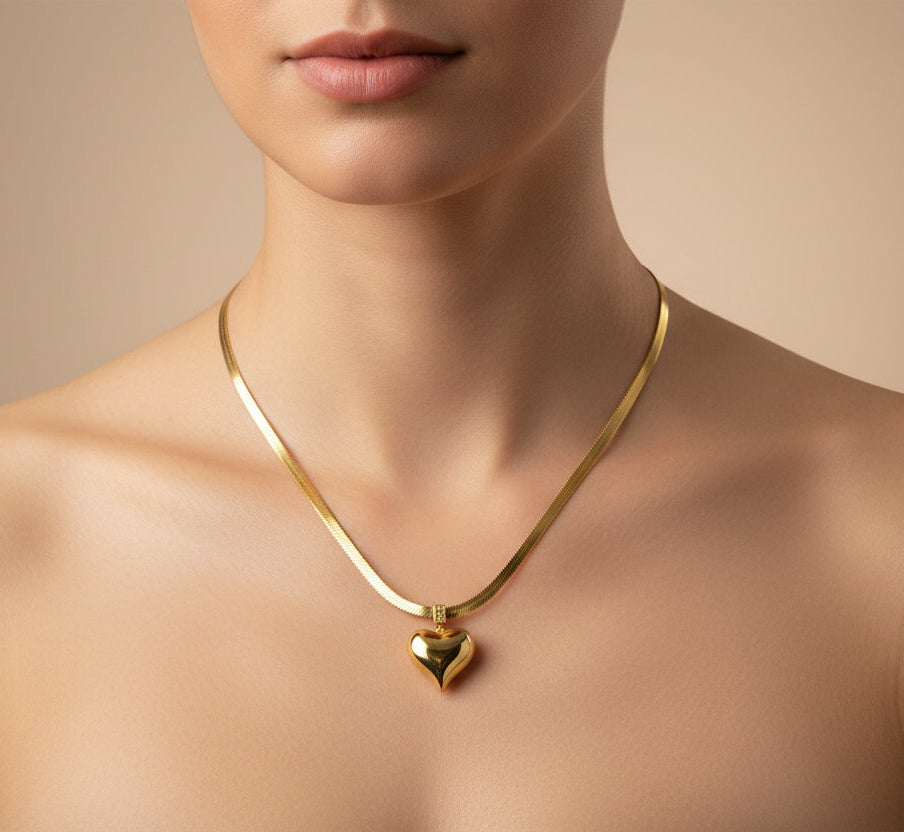 Collar Corazón 3D