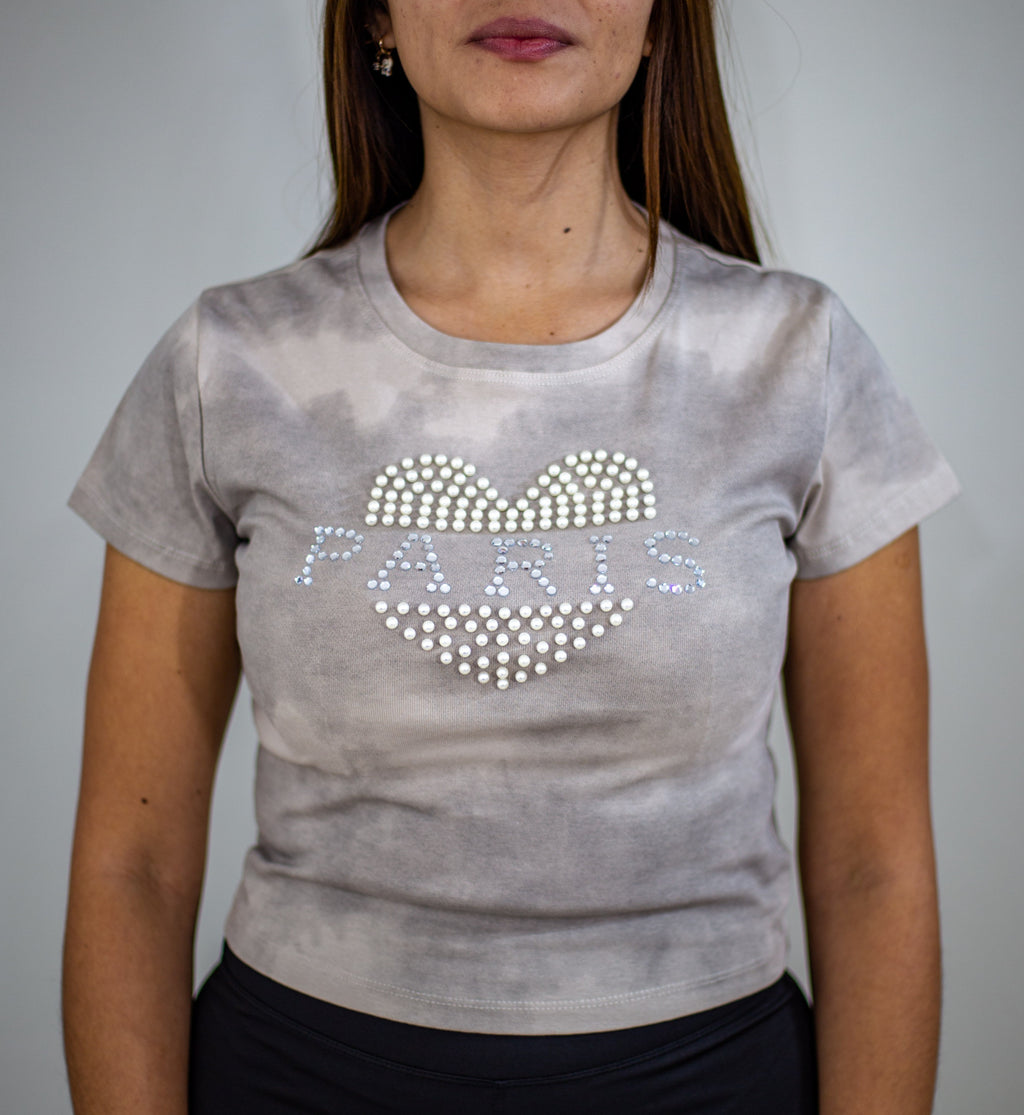 Polera Paris Perlas
