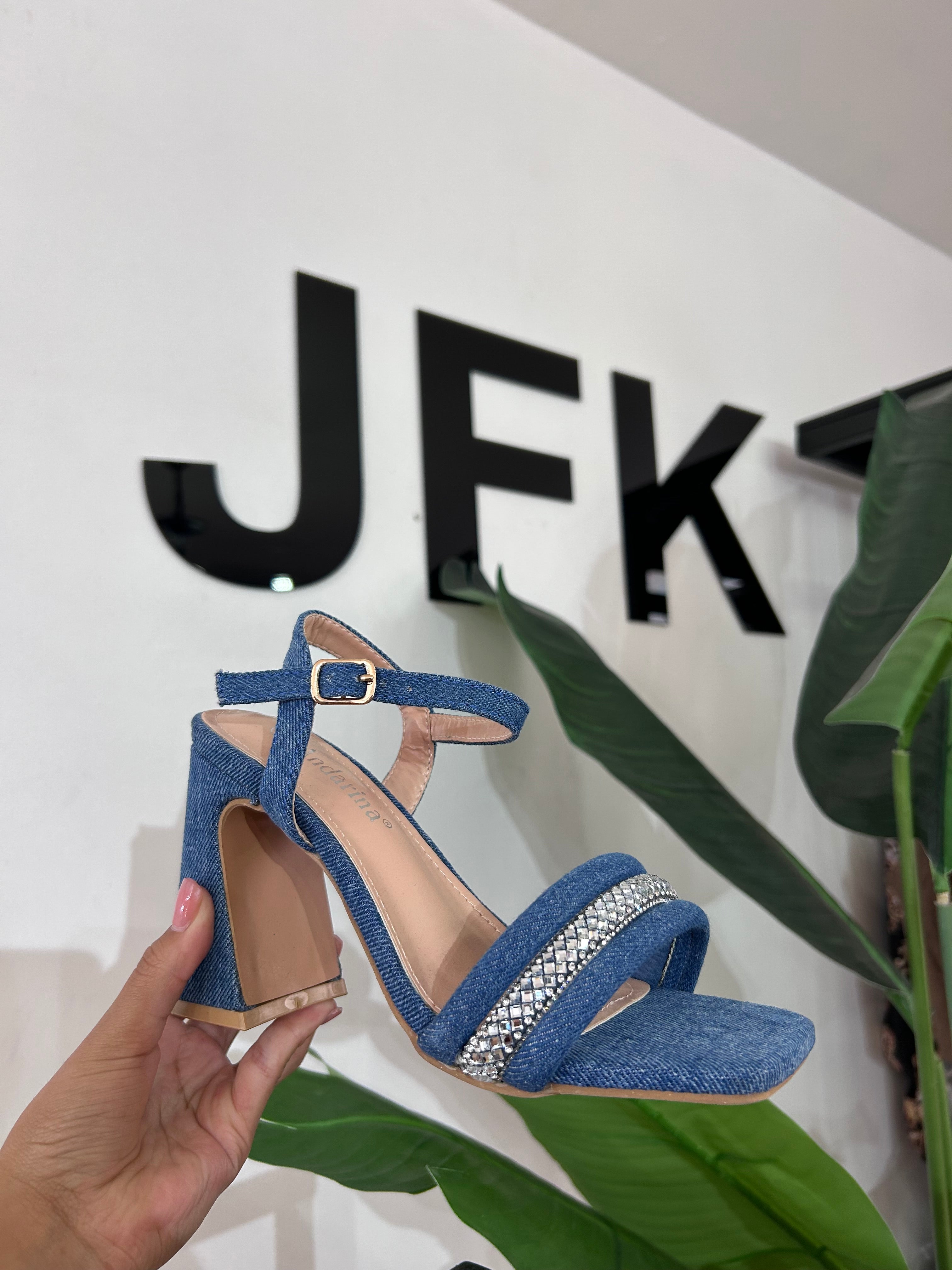 Tacos Jeans Brillo