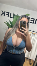 Top Jeans Elasticado