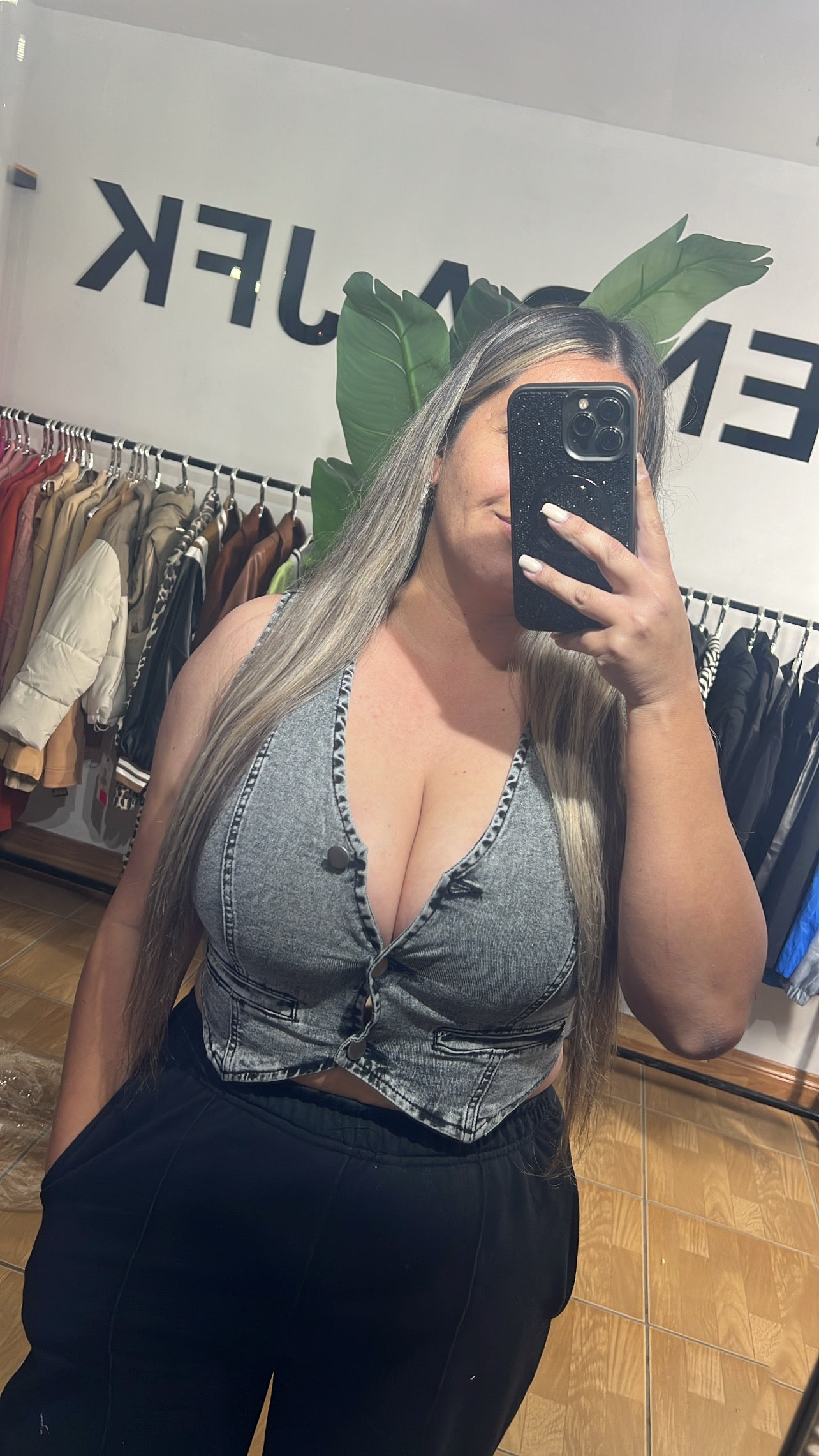 Gilet Jeans Elasticado