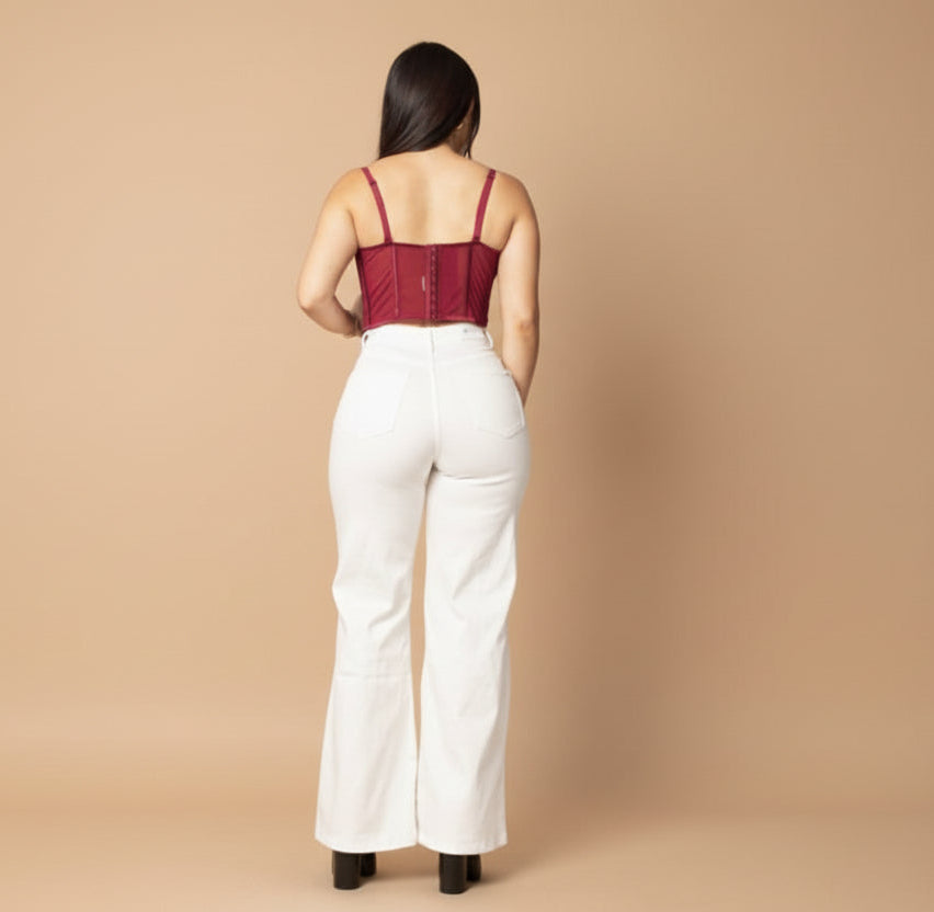 Jeans Blanco Destroy