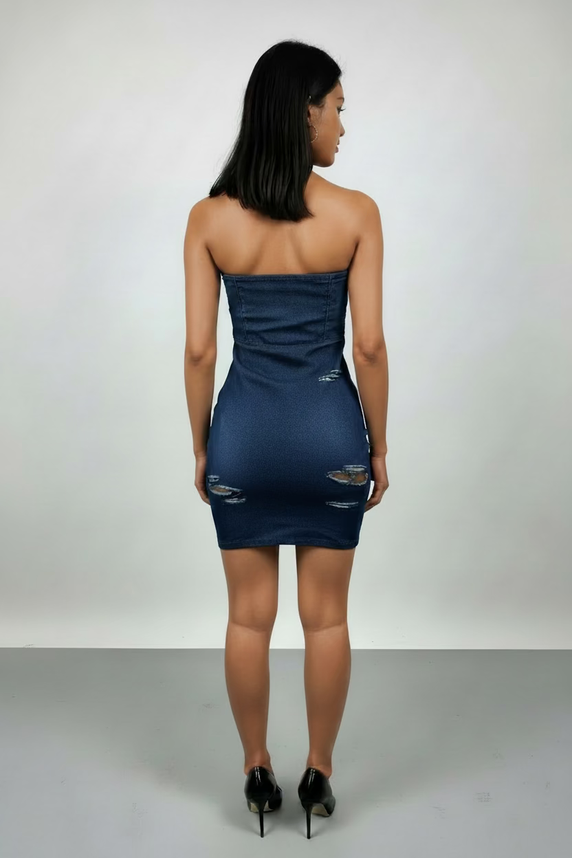 Vestido straples