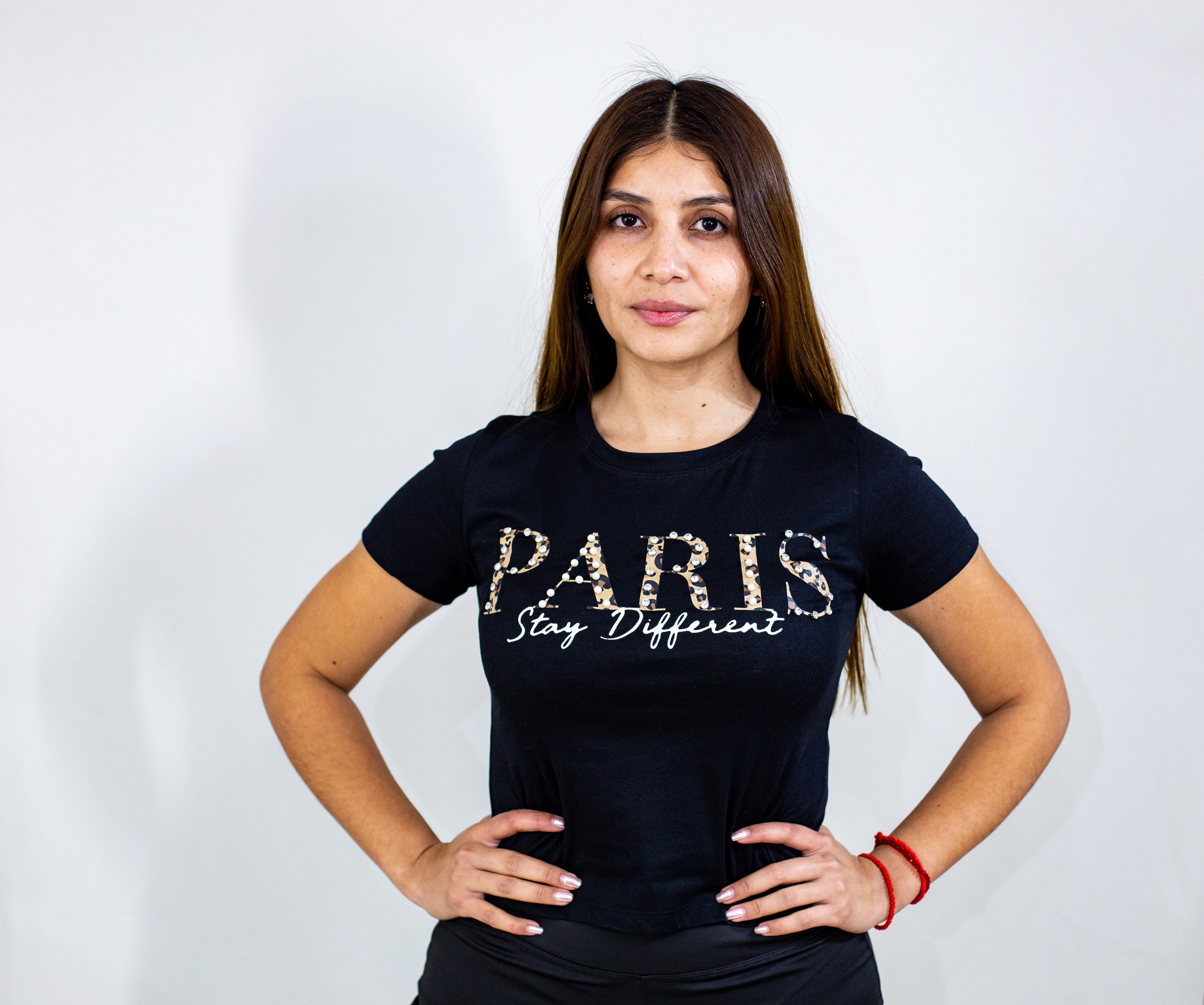 Polera París print