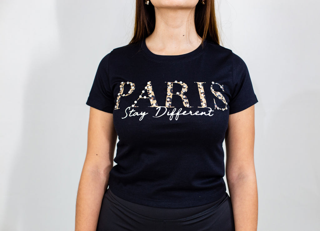Polera París print