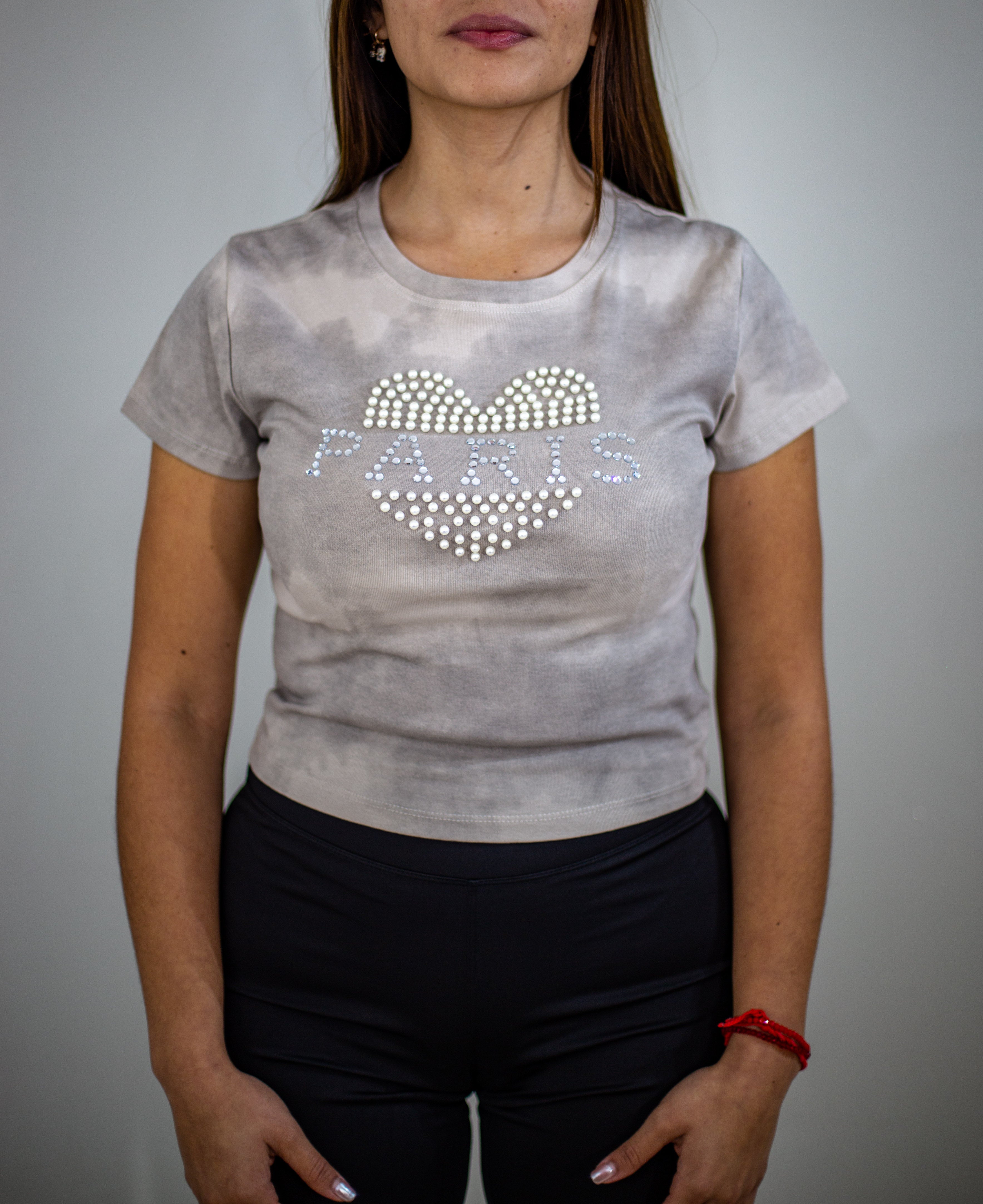 Polera Paris Perlas