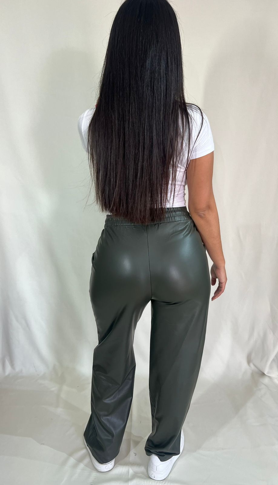 Pantalón Engomado Palazzo elastizado