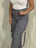 Jeans Cargo Gris