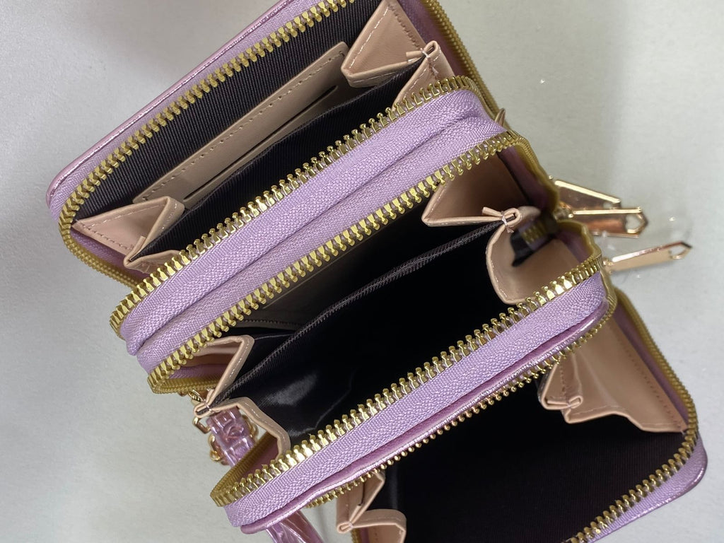 Carteras Metalizada Cruzada