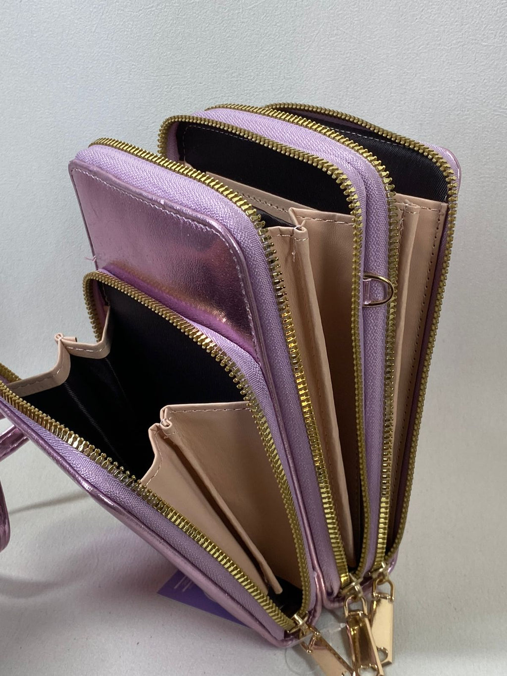 Carteras Metalizada Cruzada