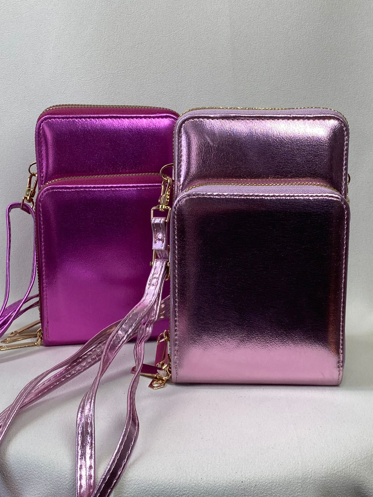 Carteras Metalizada Cruzada