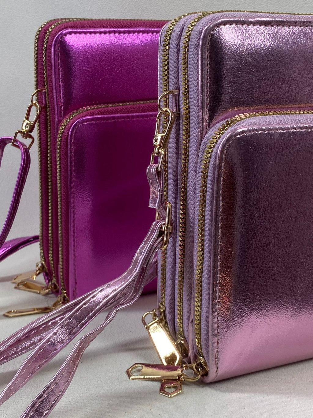 Carteras Metalizada Cruzada