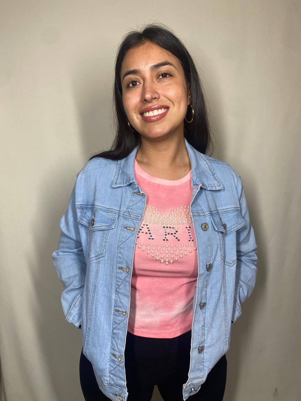 Chaqueta Celeste de Jeanns