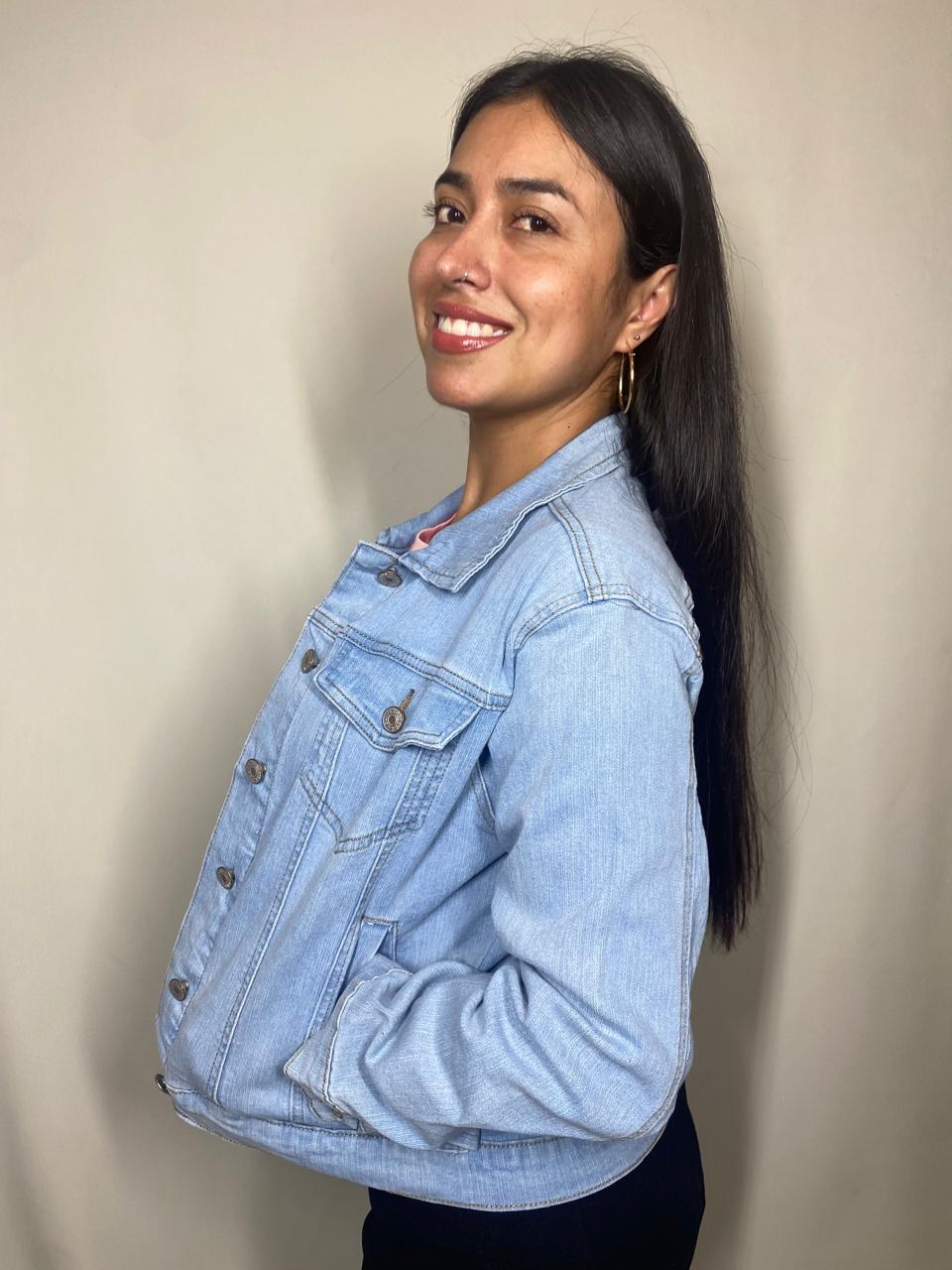 Chaqueta Celeste de Jeanns