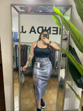 Falda Metalizada