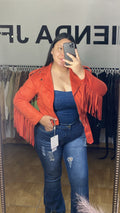 Chaqueta Fleco Plush