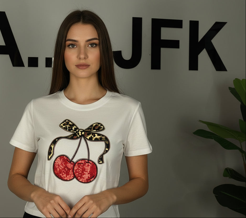 Polera Guinda Brillo