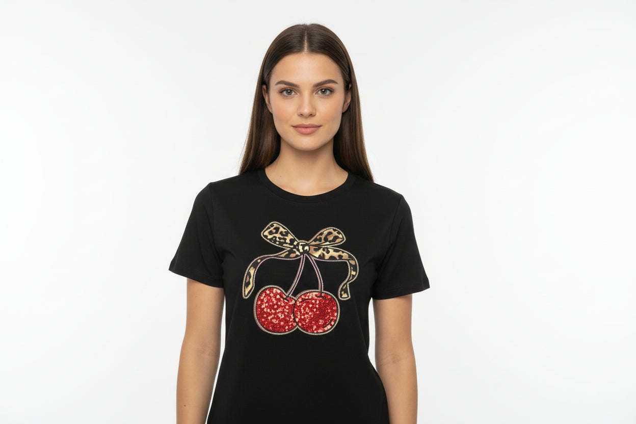 Polera Guinda Brillo