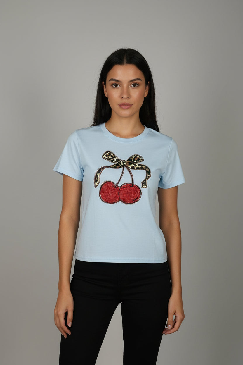 Polera Guinda Brillo