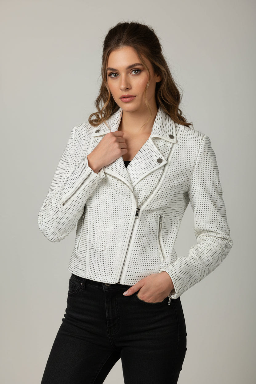 Chaqueta Brillo Blanca