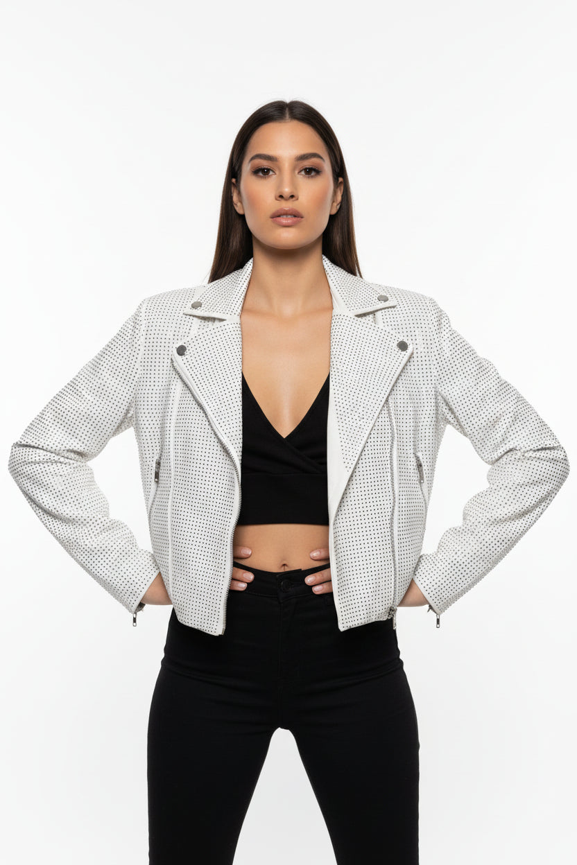 Chaqueta Brillo Blanca
