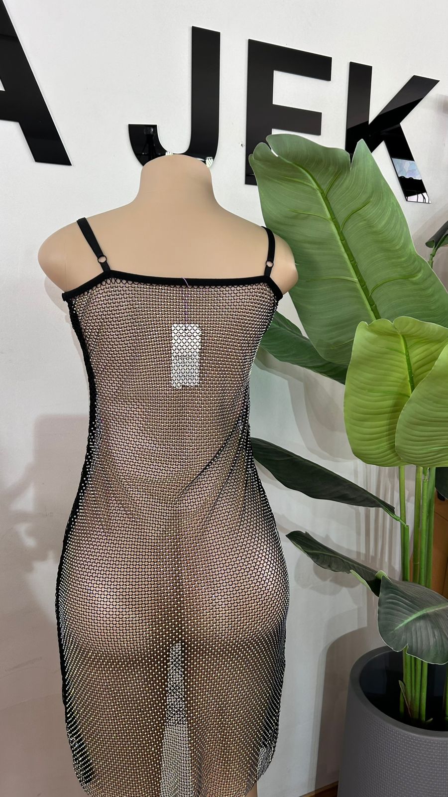 Vestido Transparente Brillo