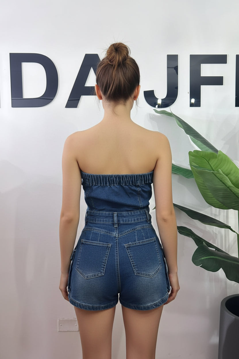 Enterito Jeans Elasticado