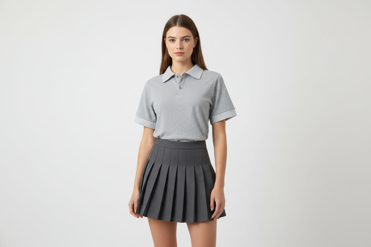 Poleras Cuello de Lineas