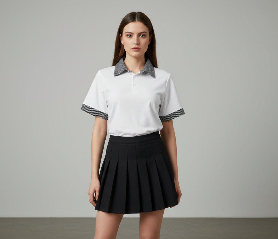 Poleras Cuello de Lineas