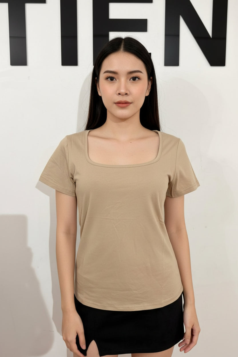 Polera Básicas escote cuadrado