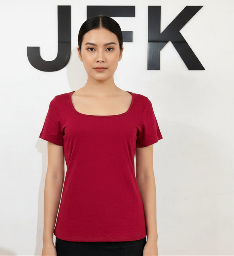 Polera Básicas escote cuadrado