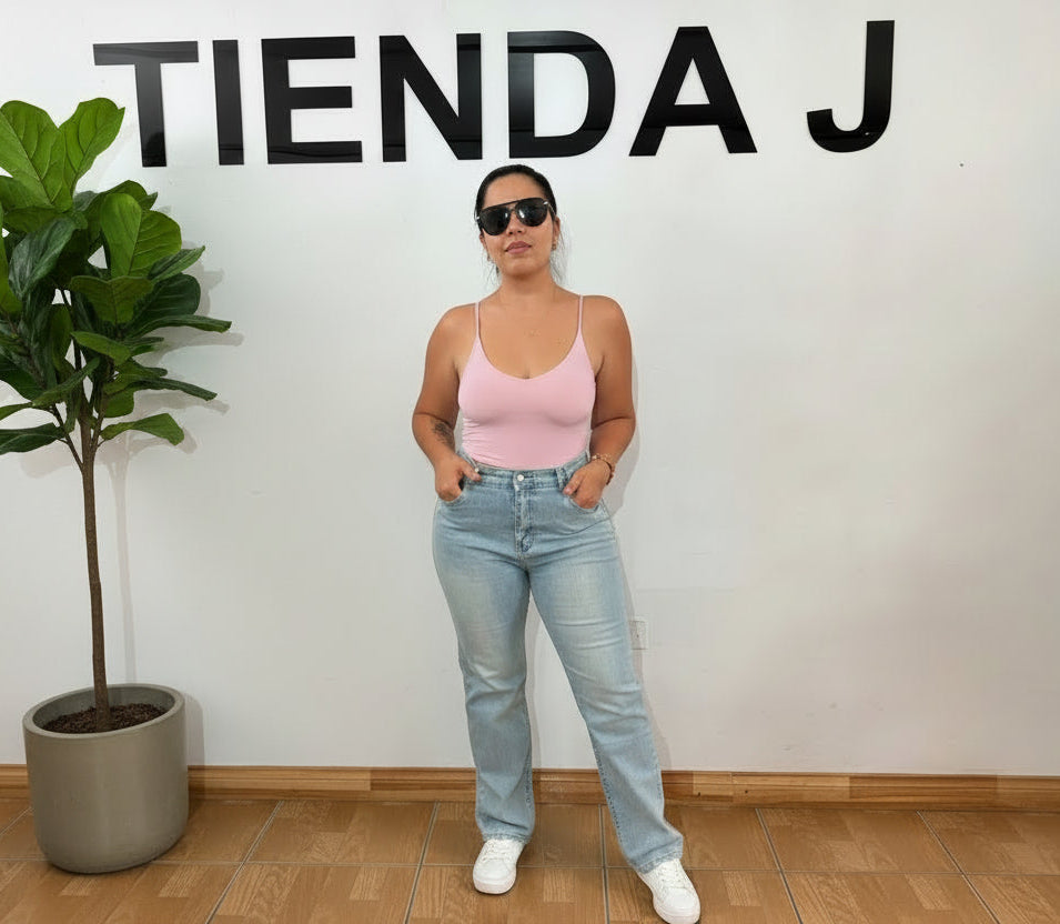 Mom Jeans Elasticado