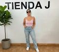 Mom Jeans Elasticado