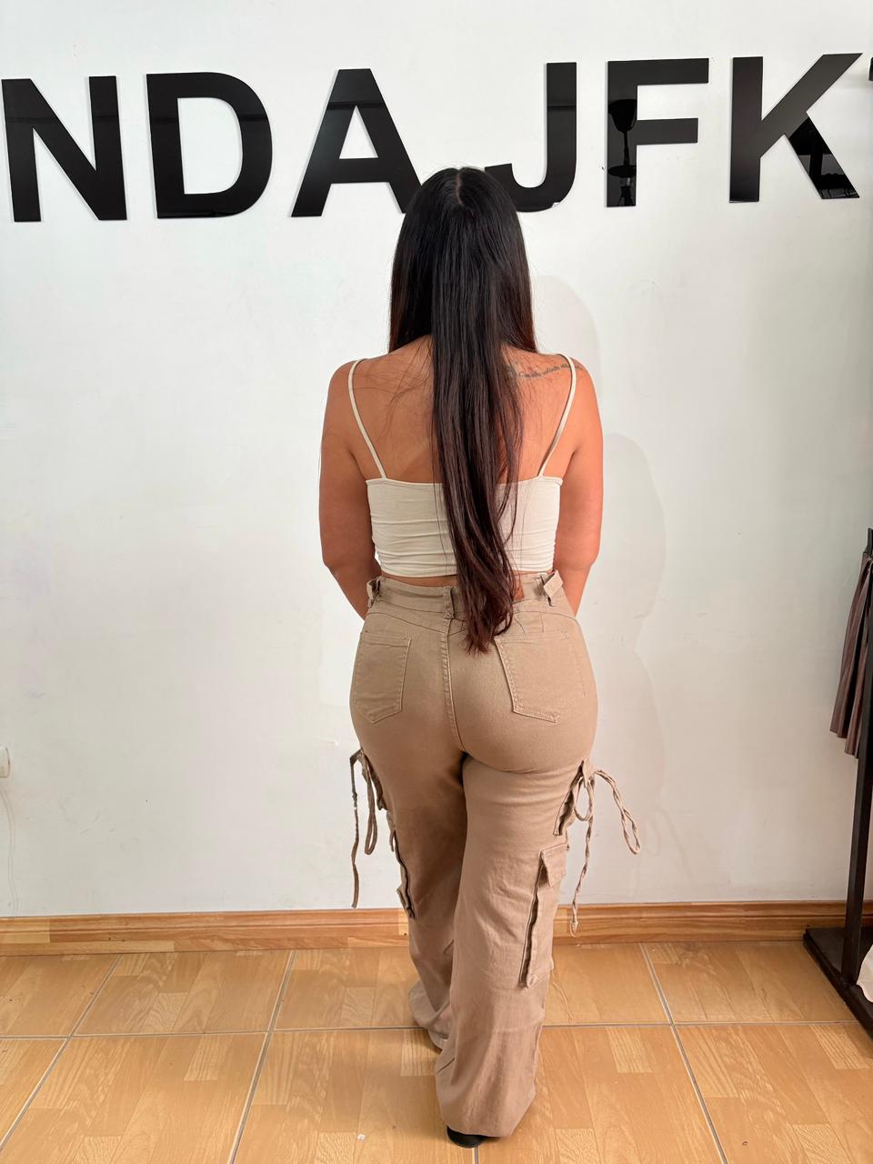 Cargo Camel Tiras Menina