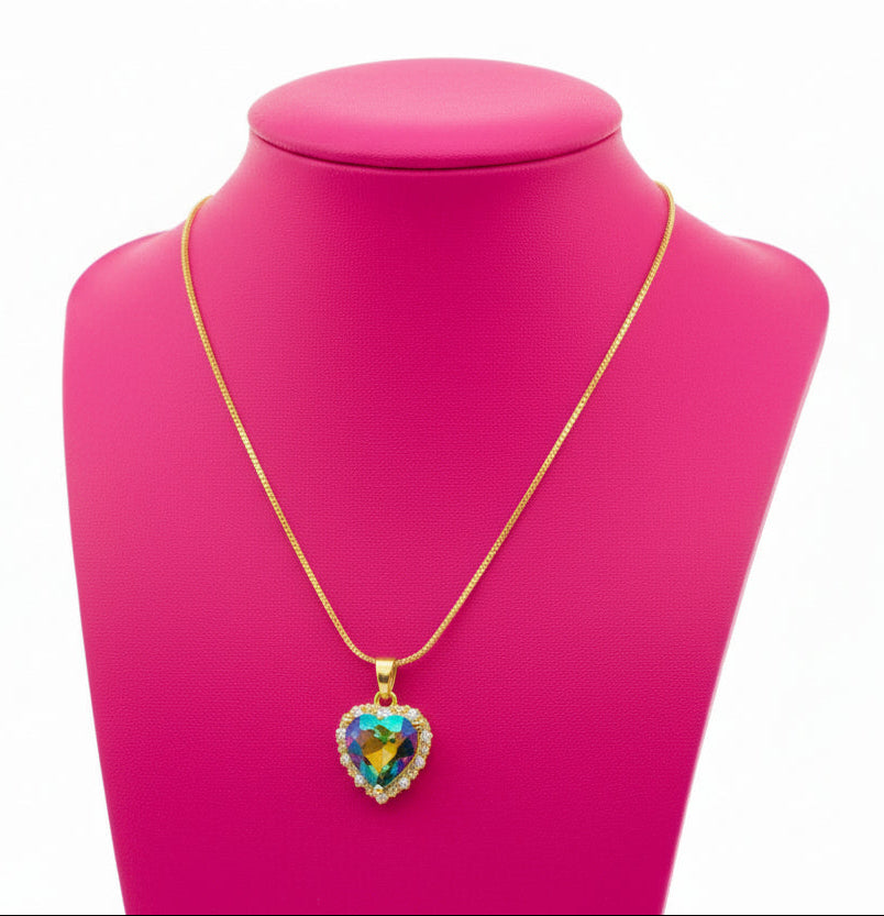 Collar Corazón Tornazol