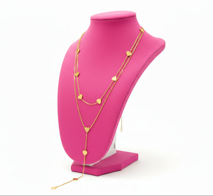 Collar corazones