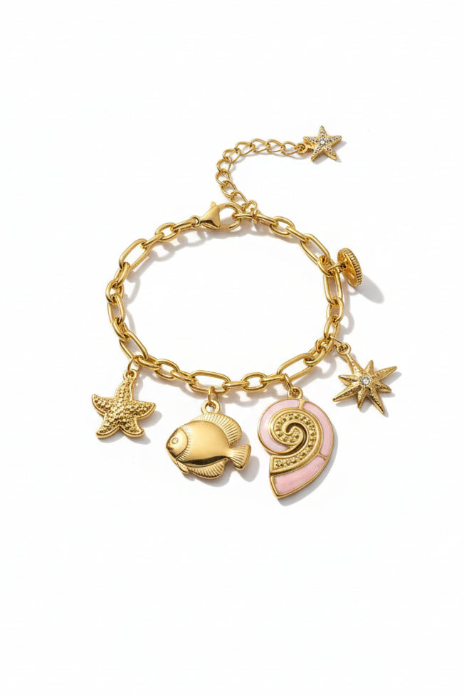 Pulsera Caracol Rosa