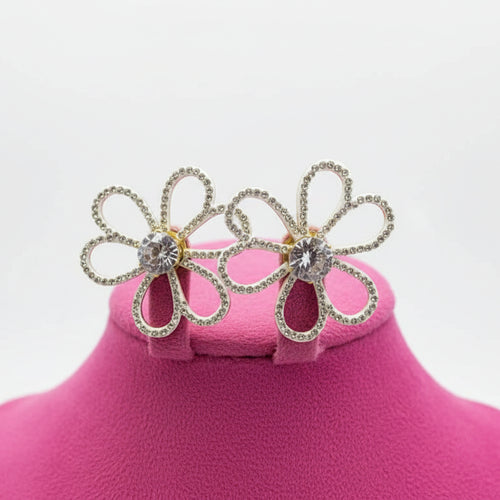 Aros Flor Brillante