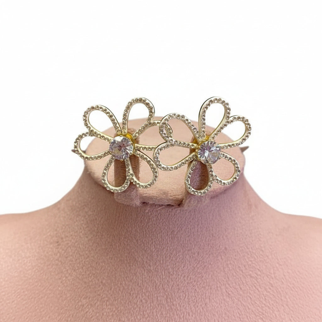 Aros Flor Brillante