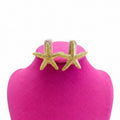Aros Estrella de Mar Dorados