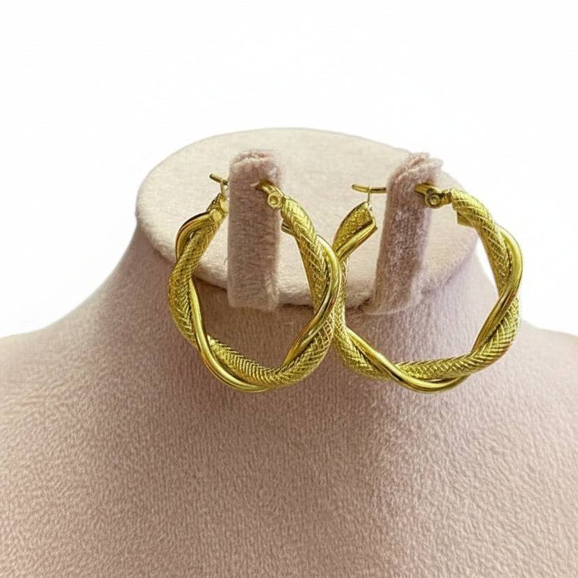 Aros Argollas Torcidas