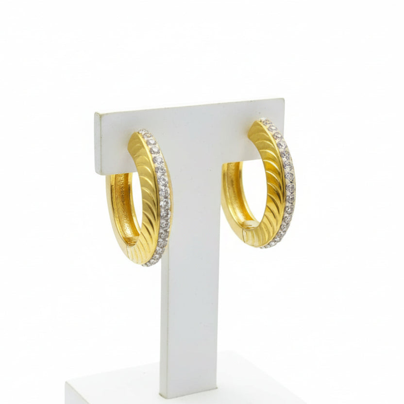 Aros media Argolla Líneas