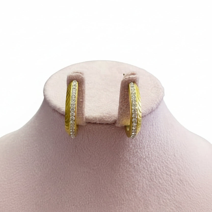 Aros media Argolla Líneas