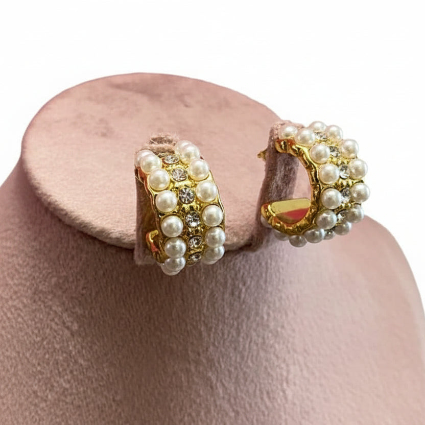 Aros SemiArgolla Perlas