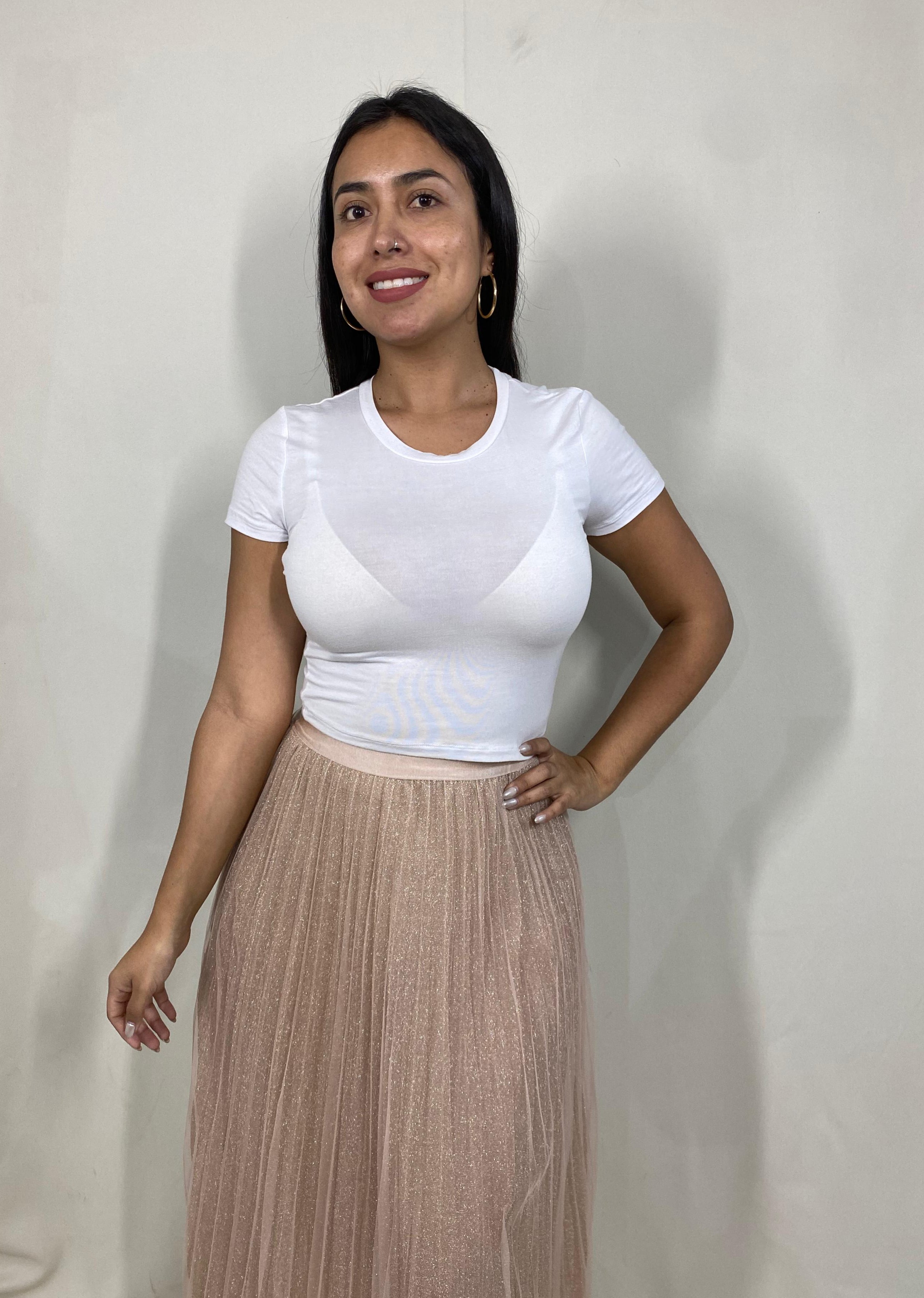 Falda Tul Brillo