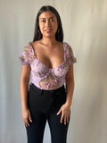 Crop Flor Mariposa